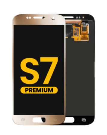Buy the premium gold OLED assembly without frame for Galaxy S7 G930.