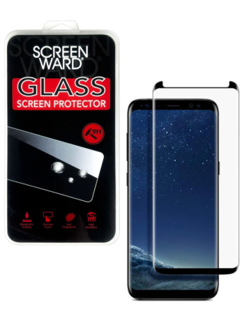 Clear Tempered Glass for Galaxy S8 (Case Friendly / 3D Curved / 1 Piece)