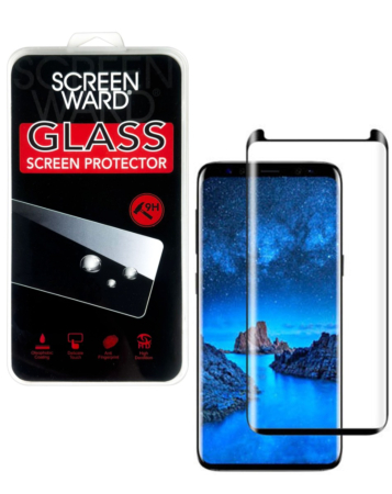 Clear Tempered Glass for Galaxy S9 (Case Friendly / 3D Curved / 1 Piece)