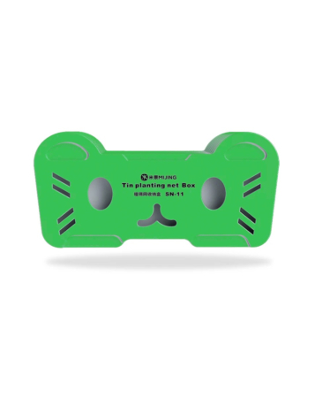 MIJING SN-11 Storage Box For Reballing Stencils - GREEN (Not Returnable) (Only Ground Shipping)