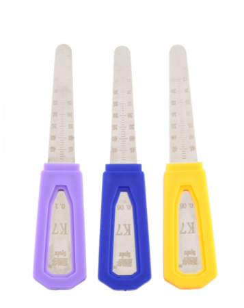 Spahr Stainless Steel Rulers Set (0.06mm / 0.08mm / 0.1mm)  (Not Returnable)