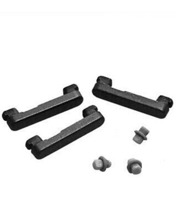 LG Stylo 4 Plus / 4 Hard Button Set (BLACK)