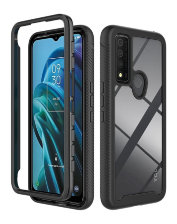 Hybrid Case with Air Cushion Technology - BLACK for TCL 30 XE (Only Ground Shipping)