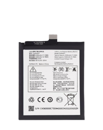 Replacement Battery for TCL / 20 Pro / 30 V 5G / 20 5G / 20L Plus (TLP043D7) (Only Ground Shipping)