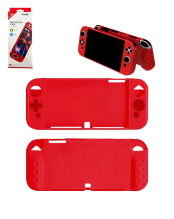 Dobe Silicone Protective Cover (RED) for Nintendo Switch OLED (Only Ground Shipping)