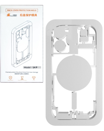 Order the M-Triangel laser machine protection mould for iPhone 14 Pro, not returnable, ground shipping only.
