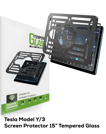 Screen Protector 15" Tempered Glass for TESLA Model 3 (2017-2023) Model Y (2020~2024)