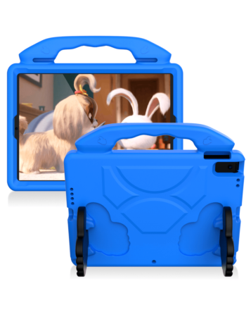 Hand - Held Stand Kids Case - BLUE for iPad Mini 1 / 2 / 3 / 4 / 5 (Only Ground Shipping)