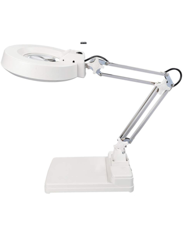 ESD Safe Magnifier Lamp Led Desktop Magnifier Lamp 127mm Up to 10x Magnification Angle (Only Ground Shipping)