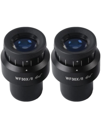 WF30X/8 Microscope Eyepieces 30mm Interface High Eye Point Eyepiece (Pack of 2)
