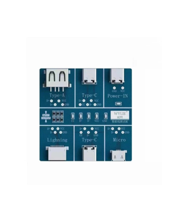 WYLIE On-Off Detection Board for Lightning / Micro / Type-C / Type-A / Power-IN Cable Testing