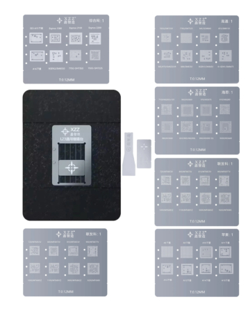 XinZhiZao CPU BGA Reballing Kit for iPhone 6 to 15 PM (A8 to A17)