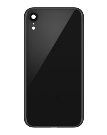 Order the Back Glass with Camera Lens for iPhone XR in Black without logo.
