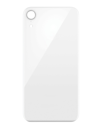 Grab the wholesale deals on the Back Glass with a Bigger Camera Hole for iPhone XR in White without logo.