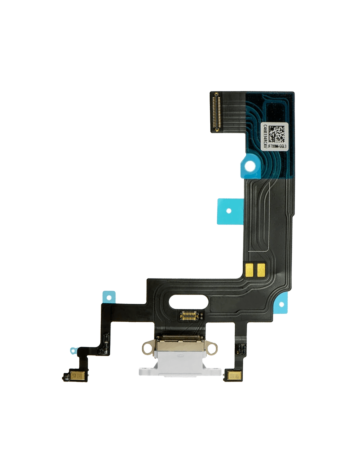 Charging Port Flex Cable for iPhone XR (WHITE) (Premium)