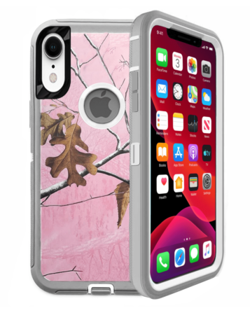 Heavy Duty Case for iPhone XR (CAMO PINK) (Only Ground Shipping)