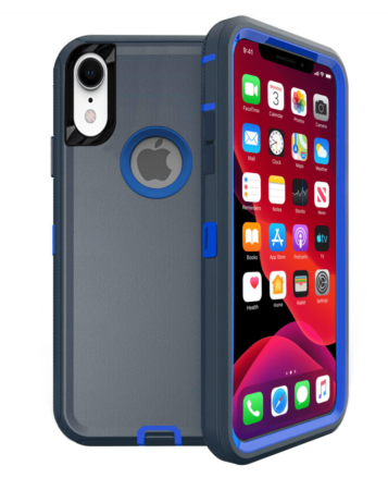 Heavy Duty Case for iPhone XR (DARK BLUE) (Only Ground Shipping)