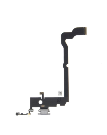 Stock up on the aftermarket charging port flex cable for iPhone XS in silver.