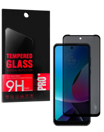 Privacy Tempered Glass for Motorola Moto G Play (XT2271-5 / 2023) (2.5D / 1 Piece)
