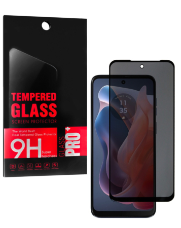 Privacy Tempered Glass for Moto G Play (XT2413-2 / 2024) (2.5D / 1 Piece)