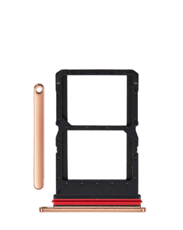 Dual Sim Card Tray for Motorola Razr Plus / Razr 50 Ultra (XT2451 / 2024) / Razr Plus (XT2557 / 2025) (PEACH FUZZ)