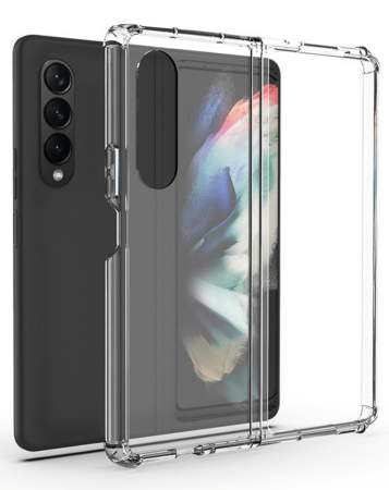Galaxy Z Fold 4 Hybrid Case with Air Cushion Technology - CLEAR (Only Ground Shipping)