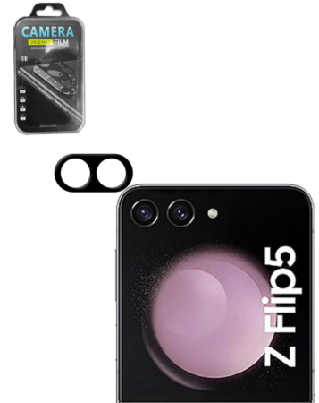 Back Camera Tempered Glass for Galaxy Z Flip 5 (BLACK)