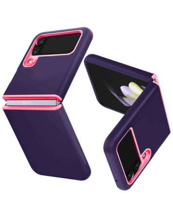 Galaxy Z Flip 4 Heavy Duty Case - PURPLE (Only Ground Shipping)