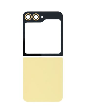 Back Glass for Galaxy Z Flip 6 F741 (NO LOGO) (YELLOW)