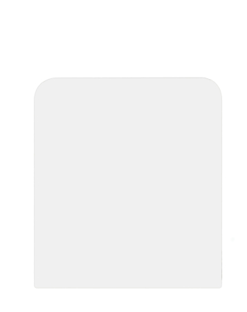 Bottom Back Cover for Galaxy Z Flip 7 FE F761 (NO LOGO) (WHITE)