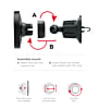 PowerPeak ProMount-Vent For Magsafe Wireless Charging (15W) (Only Ground Shipping)