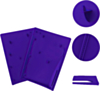 Faceplate Cover (PURPLE) (2 Piece Set) for PlayStation 5 Disc Edition (NO LOGO) (Only Ground Shipping)