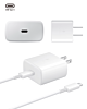 Super Fast USB-C Wall Adapter /w USB C-C Charging Cable (3ft) (45W) (WHITE) (Only Ground Shipping)