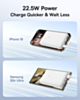 BASEUS EnerFill FP21 Power Bank with USB C-C Fast Charging Cable (22.5W) (10000mAh) (MOON WHITE) (Only Ground Shipping)