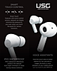 USG by PowerPeak - Airo True Wireless Bluetooth Earbuds - (WHITE) (Only Ground Shipping)