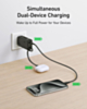 Anker Powercore Fusion Power Bank with Built-In USB-C Cable & Digital Display (5000 mAh / 30W) (BLACK) (Only Ground Shipping)