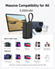 Anker Powercore Fusion Power Bank with Built-In USB-C Cable & Digital Display (5000 mAh / 30W) (BLACK) (Only Ground Shipping)