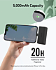 Anker Nano Power Bank with Built-In Foldable USB-C Connector (5000 mAh / 22.5W) (BLACK) (Only Ground Shipping)