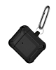 AirPods 1/2 ShockProof TPU+PC Case - BLACK & BLACK (Only Ground Shipping)