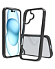 Hybrid Case with Air Cushion Technology - BLACK for iPhone 16 Plus (Only Ground Shipping)