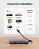 Anker 555 USB-C Powerexpand Data Hub (8-In-1) (GRAY) (Only Ground Shipping)