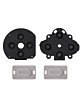 Left Right Rubber Conductive D-Pad Buttons Set for PlayStation Portable PSP 1000 (4 Piece Set)