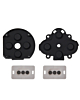Left Right Rubber Conductive D-Pad Buttons Set for PlayStation Portable PSP 1000 (4 Piece Set)