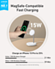 Anker Powerwave Magnetic Charging Stand (WHITE) (15W) (Only Ground Shipping)