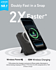 Anker Mag-Go Power Bank w/ Stand (10000 mAh / 27W) (BLACK) (Only Ground Shipping)