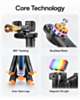 AI Face Tracking Selfie Stick Tripod with Wireless Remote (BLACK) (Only Ground Shipping)