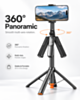 Auto Pop-Up 360° Rotating Selfie Stick Tripod (Black) (Only Ground Shipping)