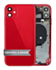 Back Housing Frame with Small Components Pre-Installed for iPhone 11 (RED) (OEM Pull A Grade)