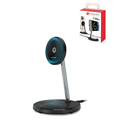 PowerPeak (2in1) Wireless MagCharge Station (15W) (Only Ground Shipping)
