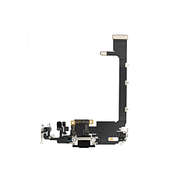 Buy the charging port flex cable for iPhone 11 Pro Max in space gray. It’s an aftermarket part.